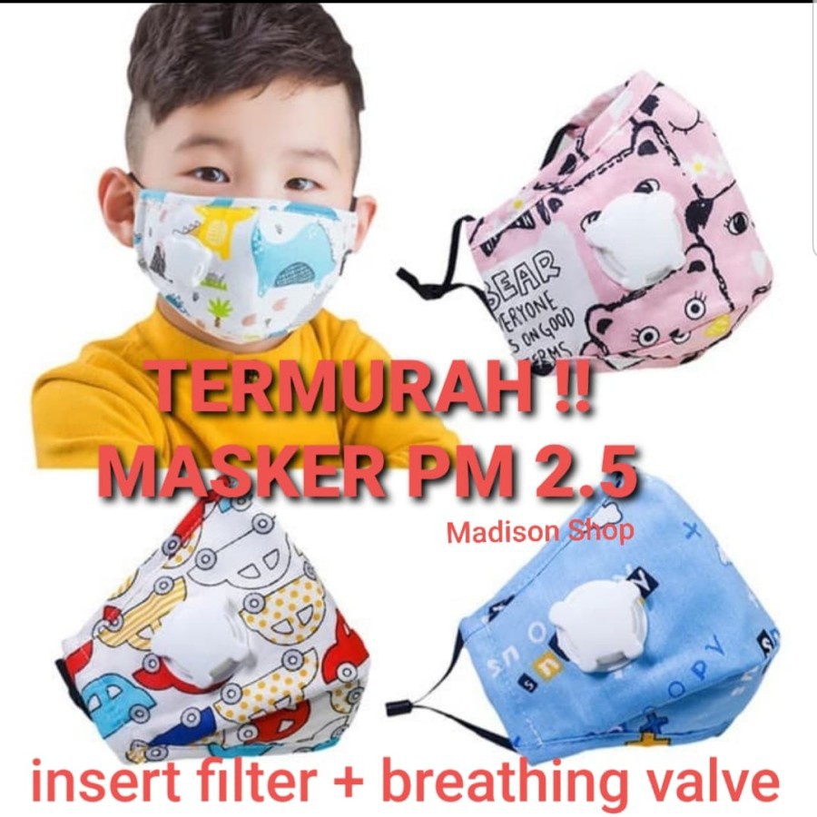 Masker Anak Washable Insert Filter Murah Face Mask Anak Grosir Murah