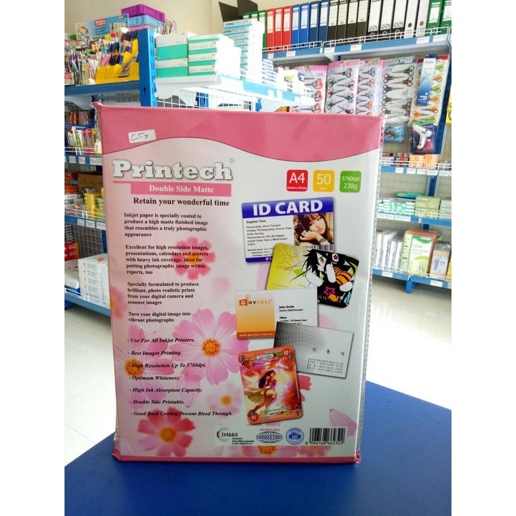 Ready Kertas Foto tidak glossy Photo Paper Double Side Matte