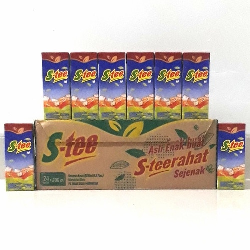 

Stee S-tee Teh Kotak 200ml 1 Dus Isi 24 Pcs