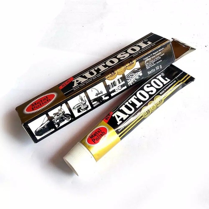 Autosol Metal Polish 50 Gram - Poles Metal Chrome Stainless - Pembersi