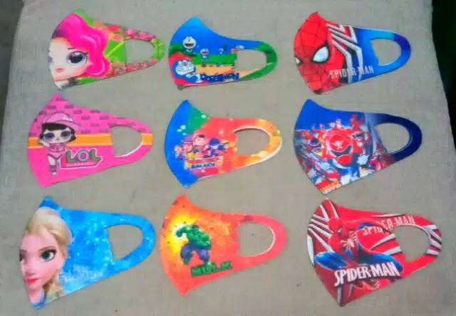 Masker Scuba Premium Motif Anak