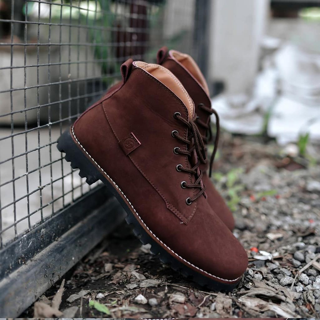 ICON |MNM x Zapato| KULIT ASLI PREMIUM Sepatu Boots Pria Vintage Shoes