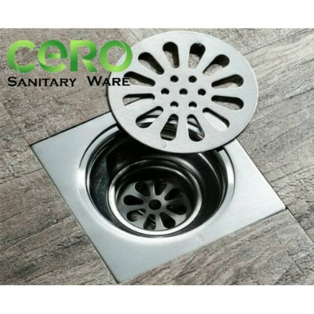 JT - SARINGAN GOT STAINLESS 4&quot;- FLOOR DRAIN 4 INCH