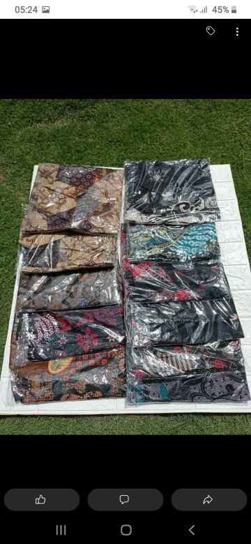 Kemeja Batik Pria Lengan Panjang Motif Terbaru Buar Seragam Kerja Kondangan Harian Sarimbit Dll