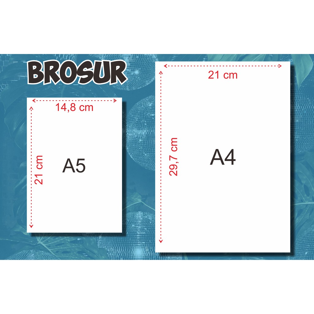 

Poster / Brosur Full color Ukuran A4 Dan A5