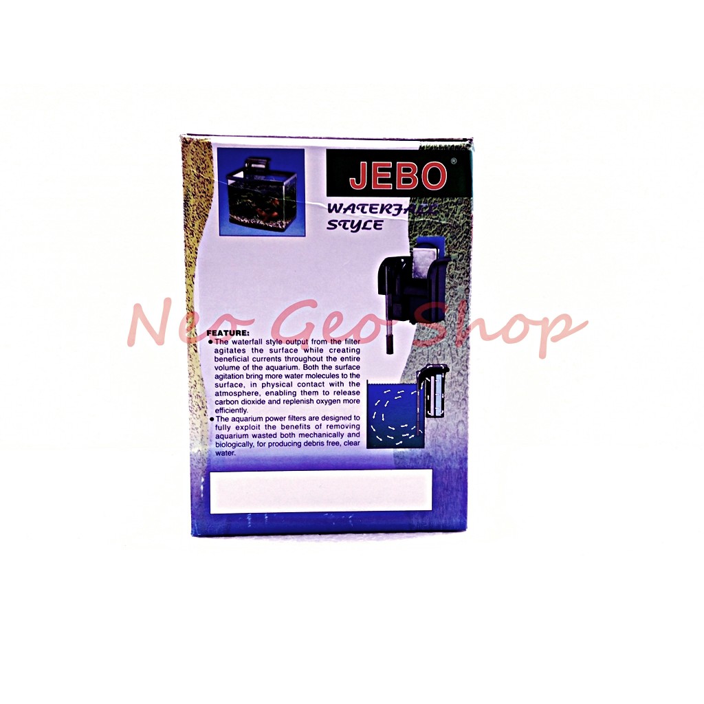 jebo 503 jebo503 hanging filter gantung hang on aquarium aquascape