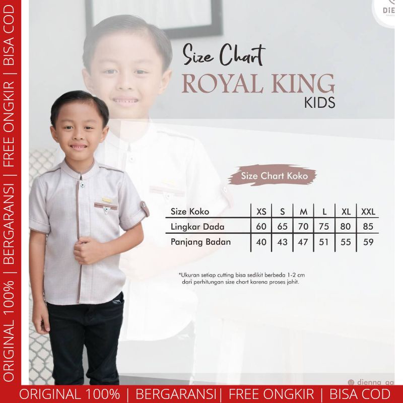 PROMO KOKO PREMIUM ANAK ROYAL FAMILY BY DIENNA GAMIS