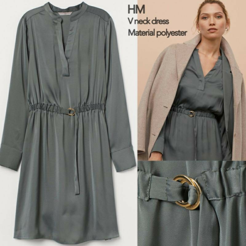 HM v neck dress