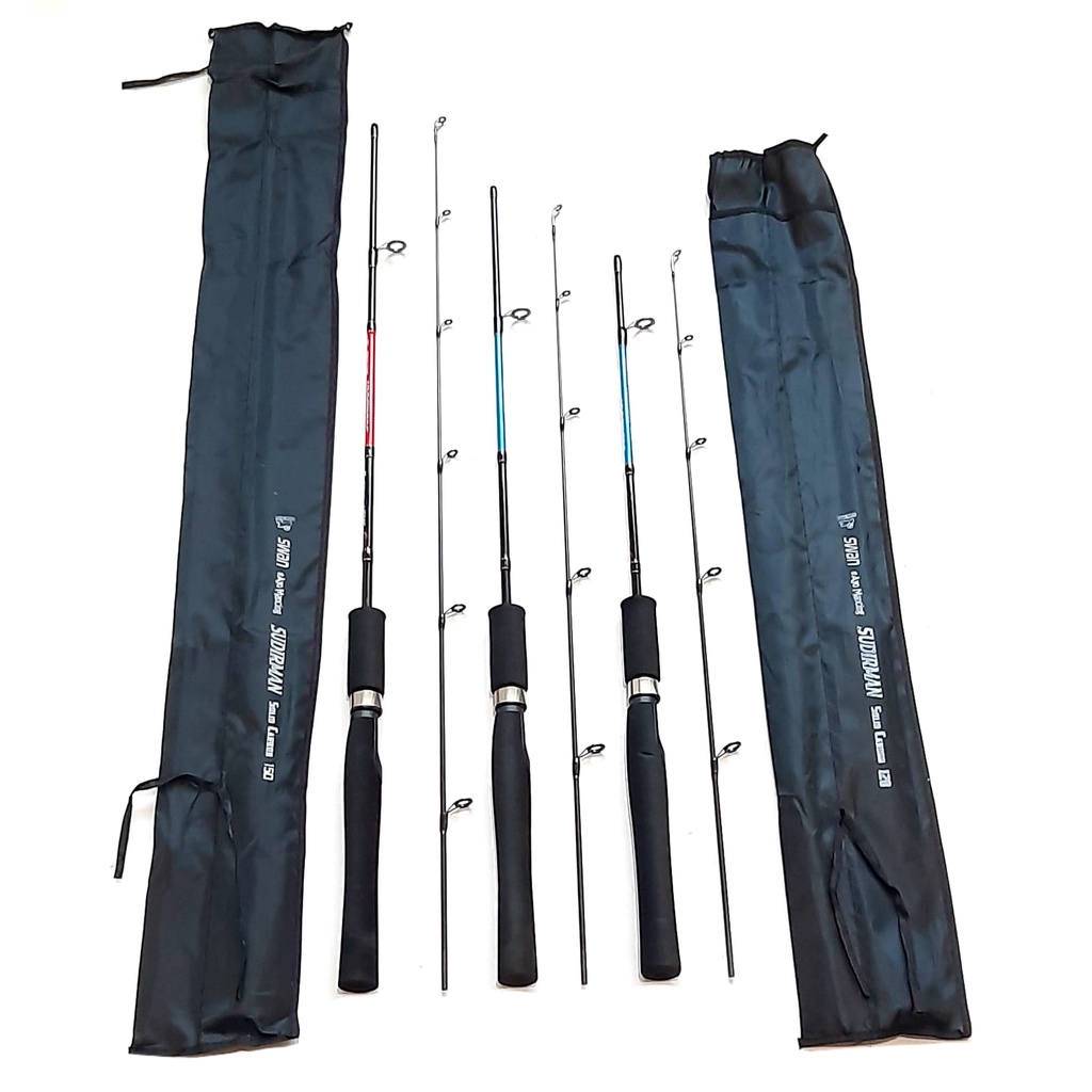 Joran Pancing SWAN SUDIRMAN CARBON SOLID 120-150CM kekuatan 8-17LBS