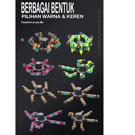 𝕰 Mainan Gangsing Spiner Kreatif Terbaru NEW Fingertip Mechanical Spinner Gyro Tua Muda Anak Cowok C