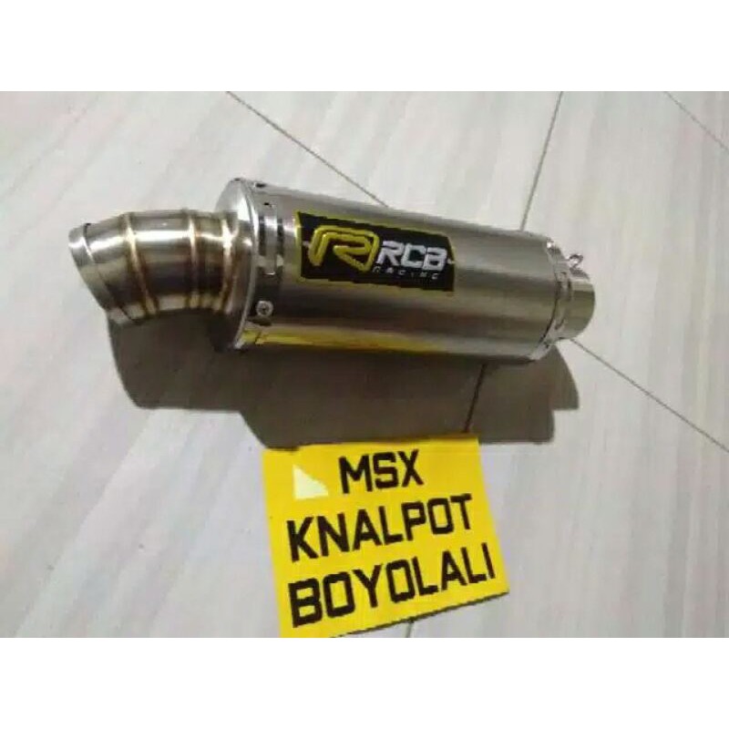 silencer knalpot RCB Stainless silencer knalpot only inlet 50