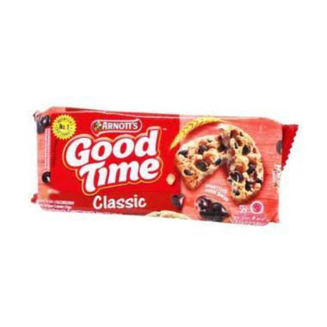 GOOD TIME 72 GRAM DOUBLE CHOC, CLASSIC CEMILAN MAKANAN RINGAN ARNOTS