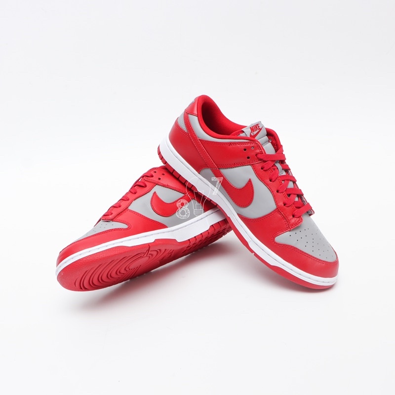 Dunk Low Medium Grey Varsity Red