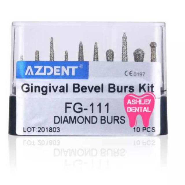 Bur Gingival Bevel / bur biru / diamond bur /azdent
