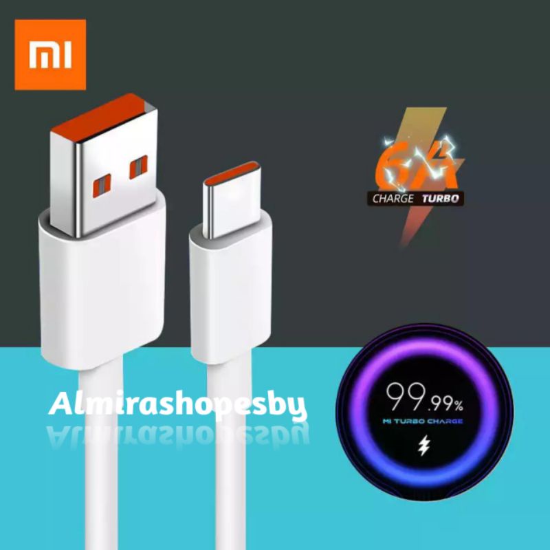 KABEL DATA XIAOMI TYPE C FAST CHARGING REDMI 9/NOTE 9/NOTE 8/NOTE 7/NOTE 10
