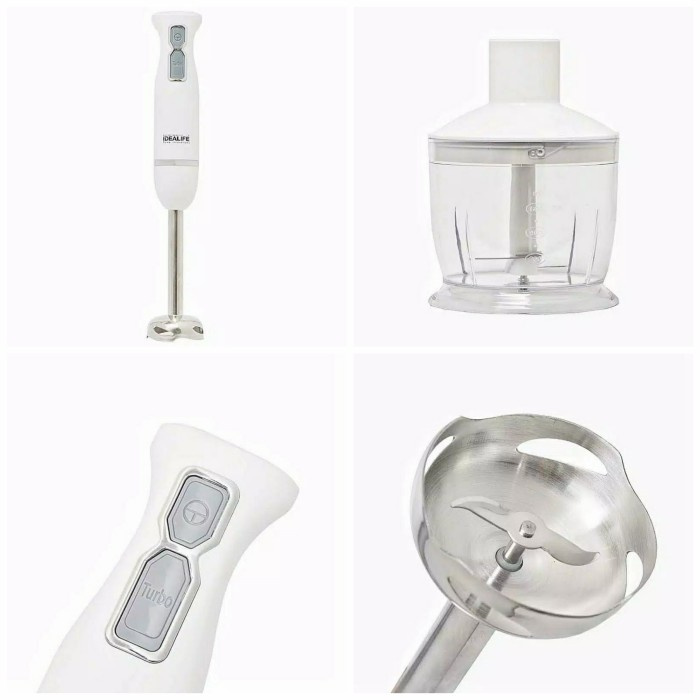 Idealife Hand Blender Chopper Set Multi Speed  IL 215S - 215 S - IL215S Pnggiling Daging Bumbu Sayur