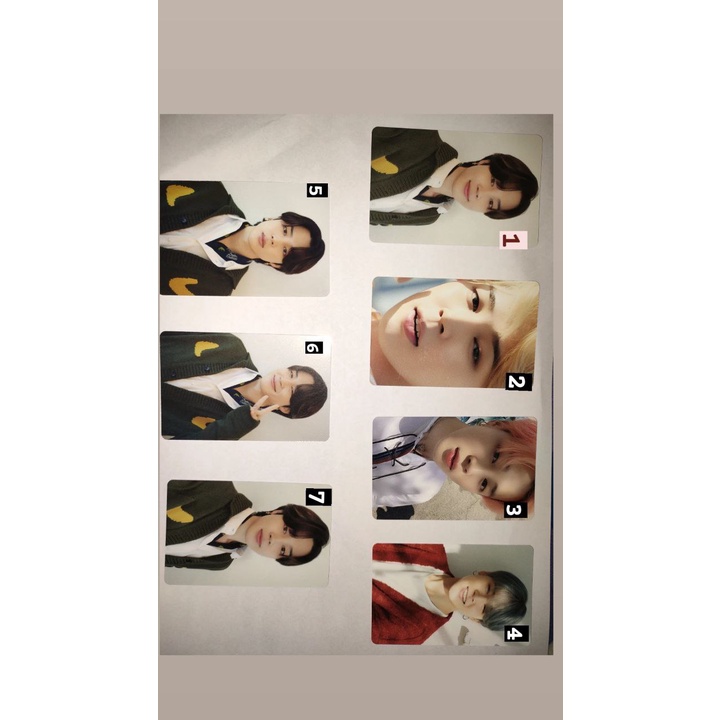 PHOTOCARD Dicon bts Official sharing 101