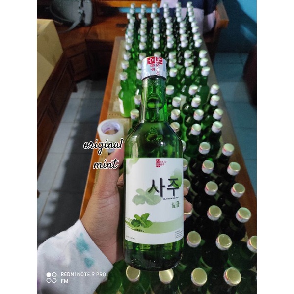 (original) soju indonesia saju indinesia halal free sloki