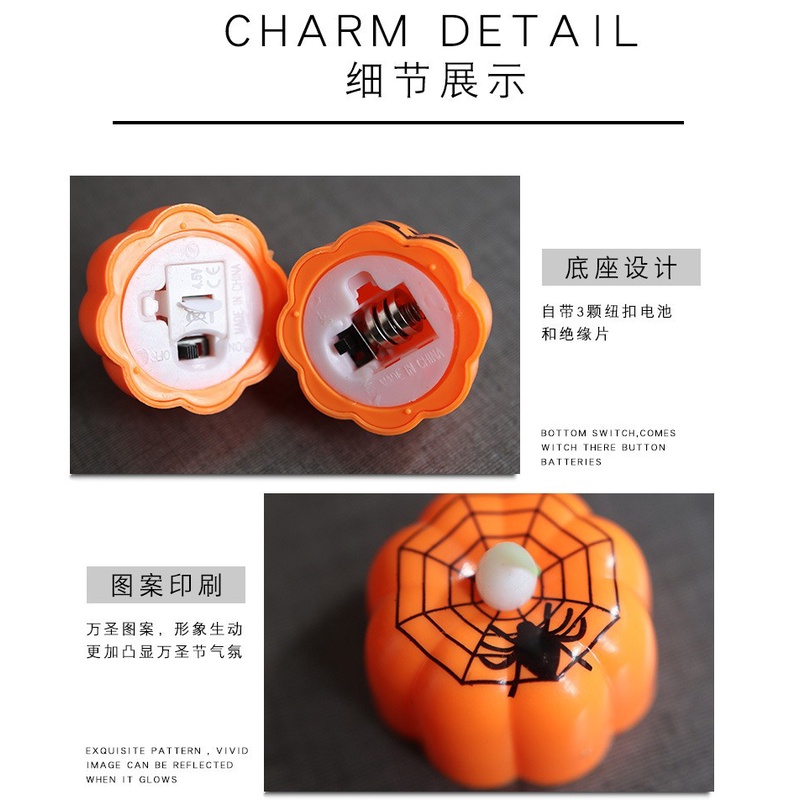 LALA lampu lilin labu pumpkin lamp hiasan pesta halloween