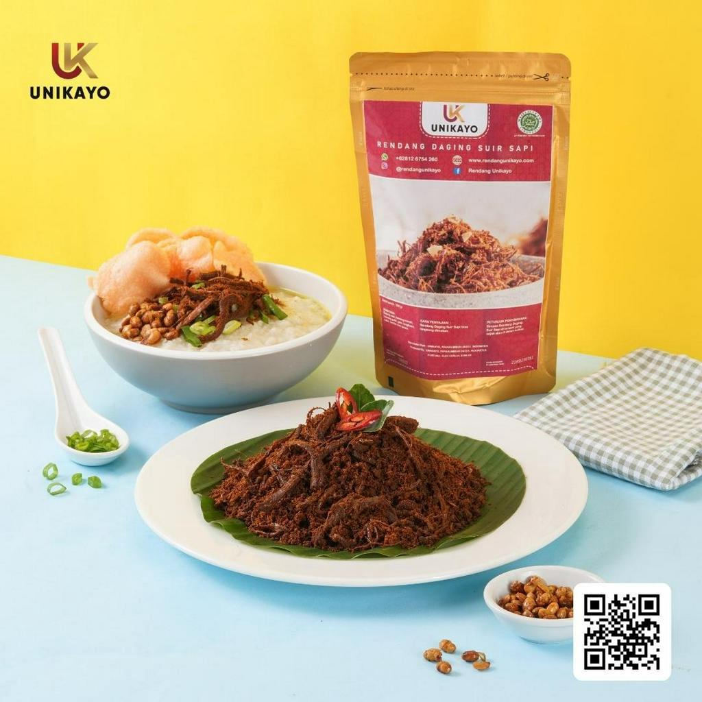 

Rendang Suir Daging Sapi 200gr - Rendang Uni Kayo