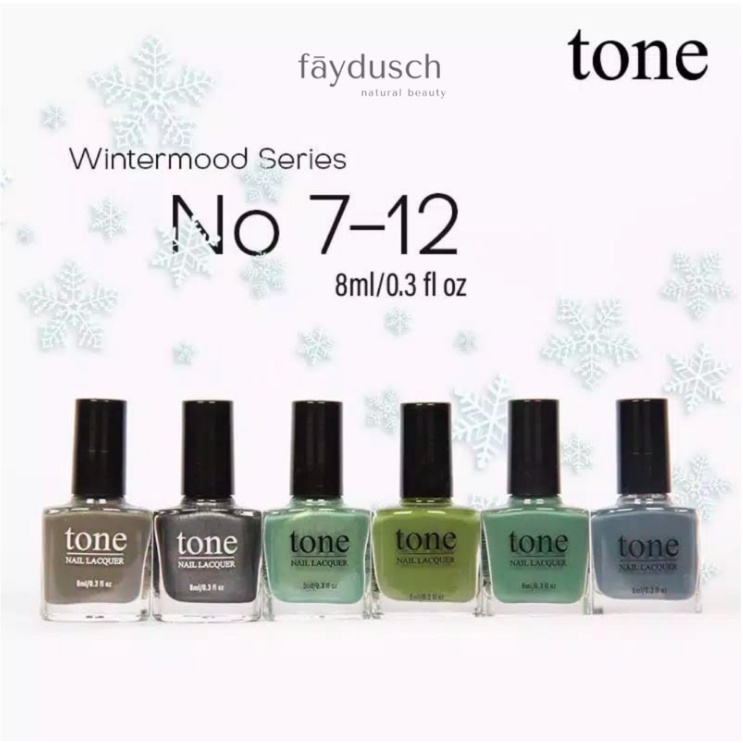 Kutek Kuku Kitek Kuku Tone Nail Lacquer Winter Mood Series 1 Box