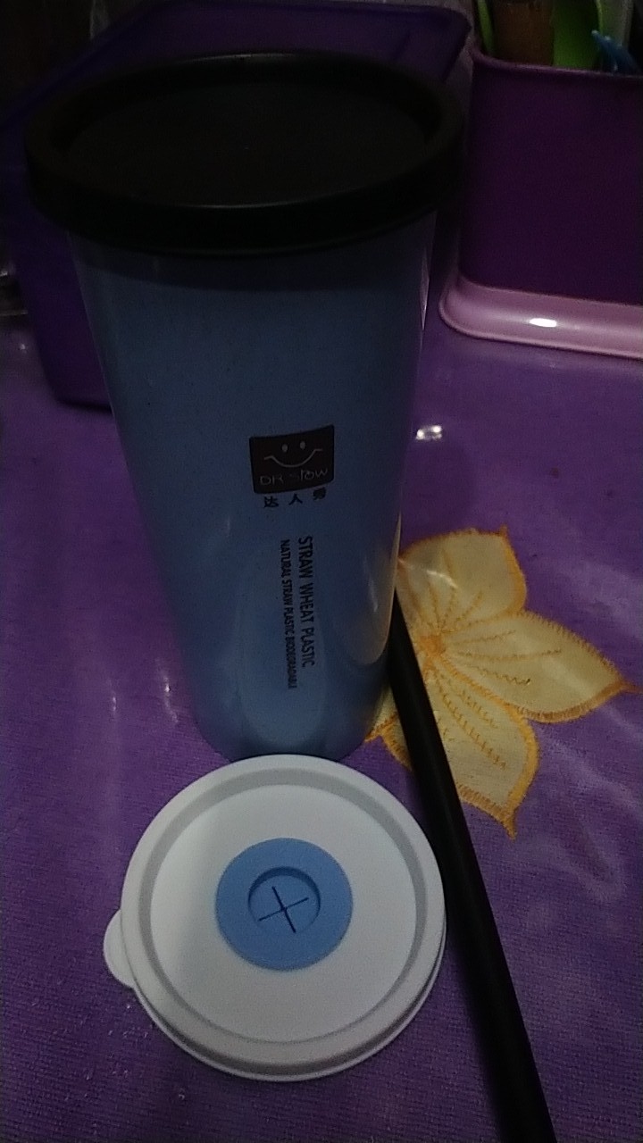 Cangkir Beserta Sedotan Jerami Gelas Tangan Botol Minum 2tutupan Pipet Sedotan 401-500