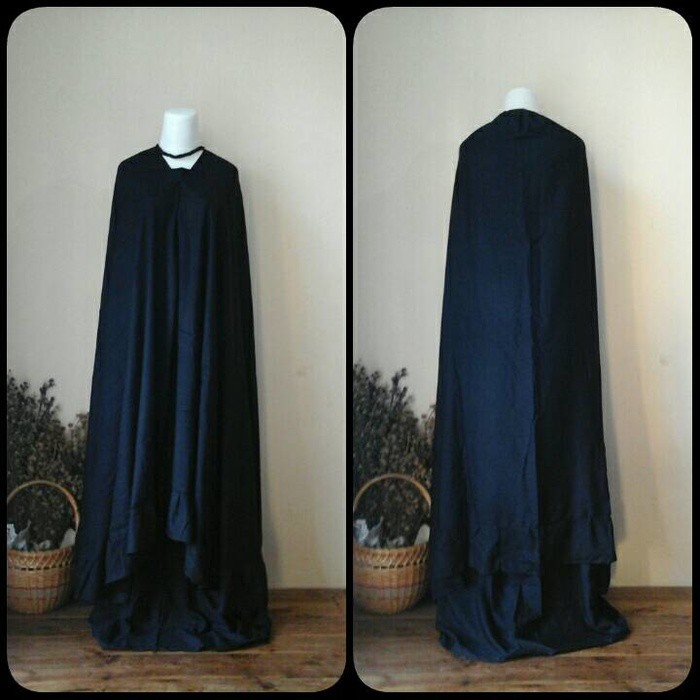 Mukena Bali Polos hitam
