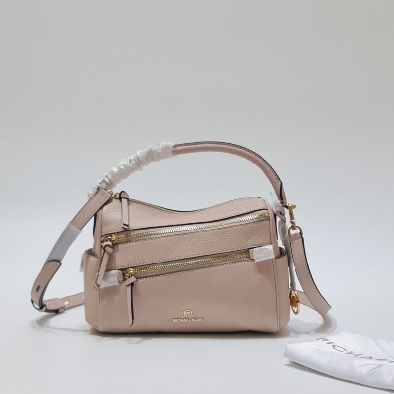 MK LORIMER MD ZIP SATCHEL SOFT PINK 25x19x11