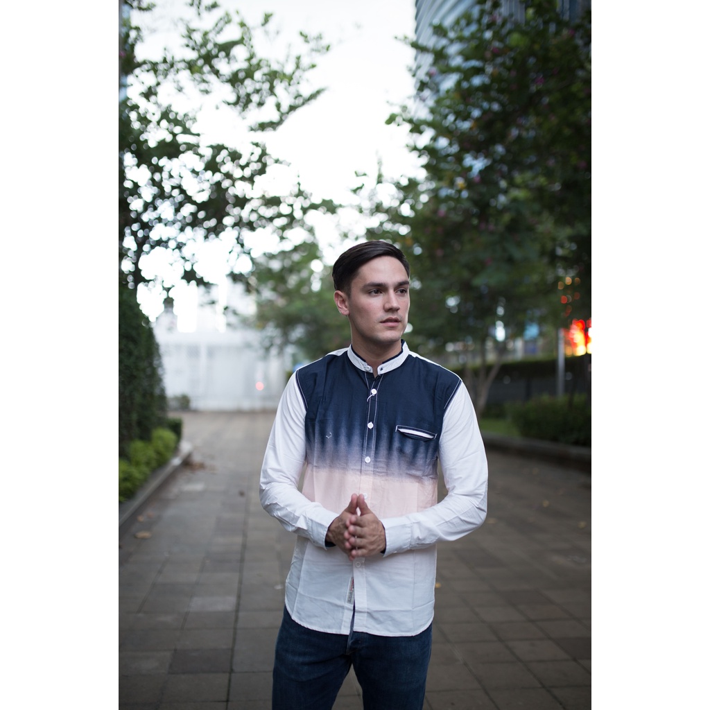 Balofa Kemeja Pria Gradasi Kemko (Shanghai) Panjang