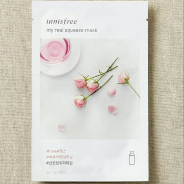 INNISFREE my real squeeze (ROSE/MAWAR) mask Original