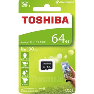 Micro SD Toshiba 64GB - Memory Card 64 GB - MicroSD Toshiba - MMC - Original