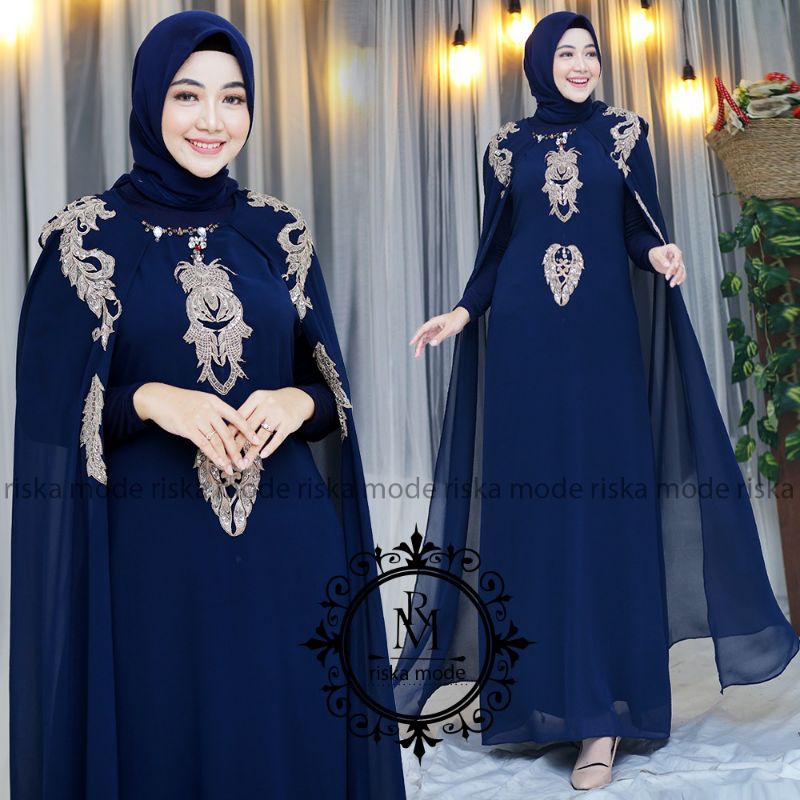 FASHION MUSLIM // Kaftan Bordir Merak // SERAGAMAN KELUARGA // BAJU PESTA // PAKAIAN WISUDA // BAJU LEBARAN // GAMIS KONDANGAN // By Riska Mode