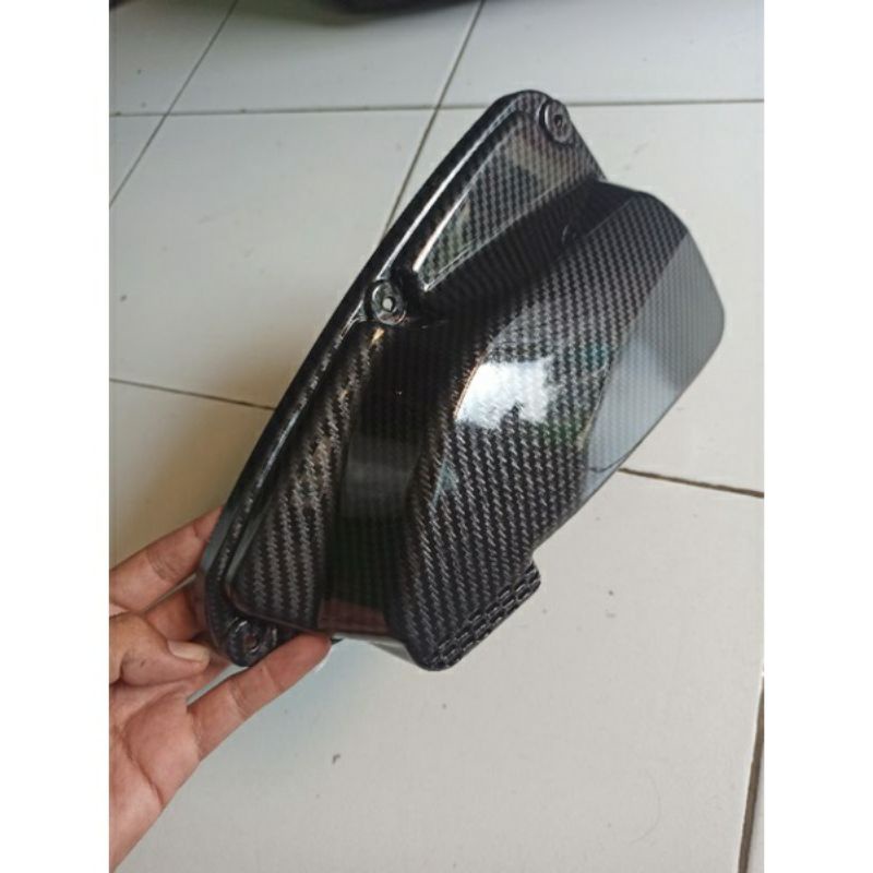 cover CVT dan Cover filter Carbon waterprinting honda BEAT DELUXE BEAT STREET 2020 2021 2022