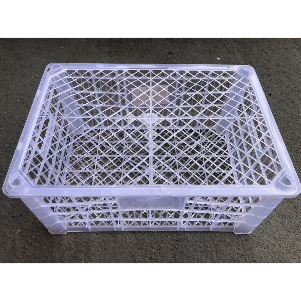 Keranjang Plastik Bekas Buah Putih W01