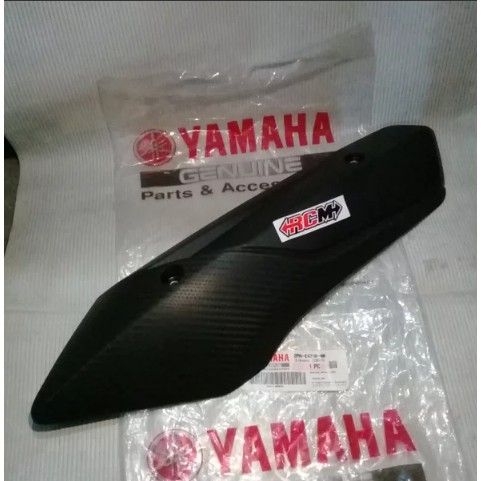 COVER TUTUP KNALPOT MUFFLER PELINDUNG TAMENG MIO 125 M3 SOUL GT 125 ORI YAMAHA YGP ASLI 2PH-E4718-00