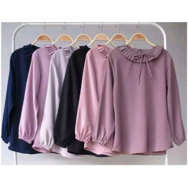 Aatasan Kanaya Blus /Atasan Blouse / Atasan wanita / Atasan Wanita Kekinian / Atasan Wanita Terbaru 