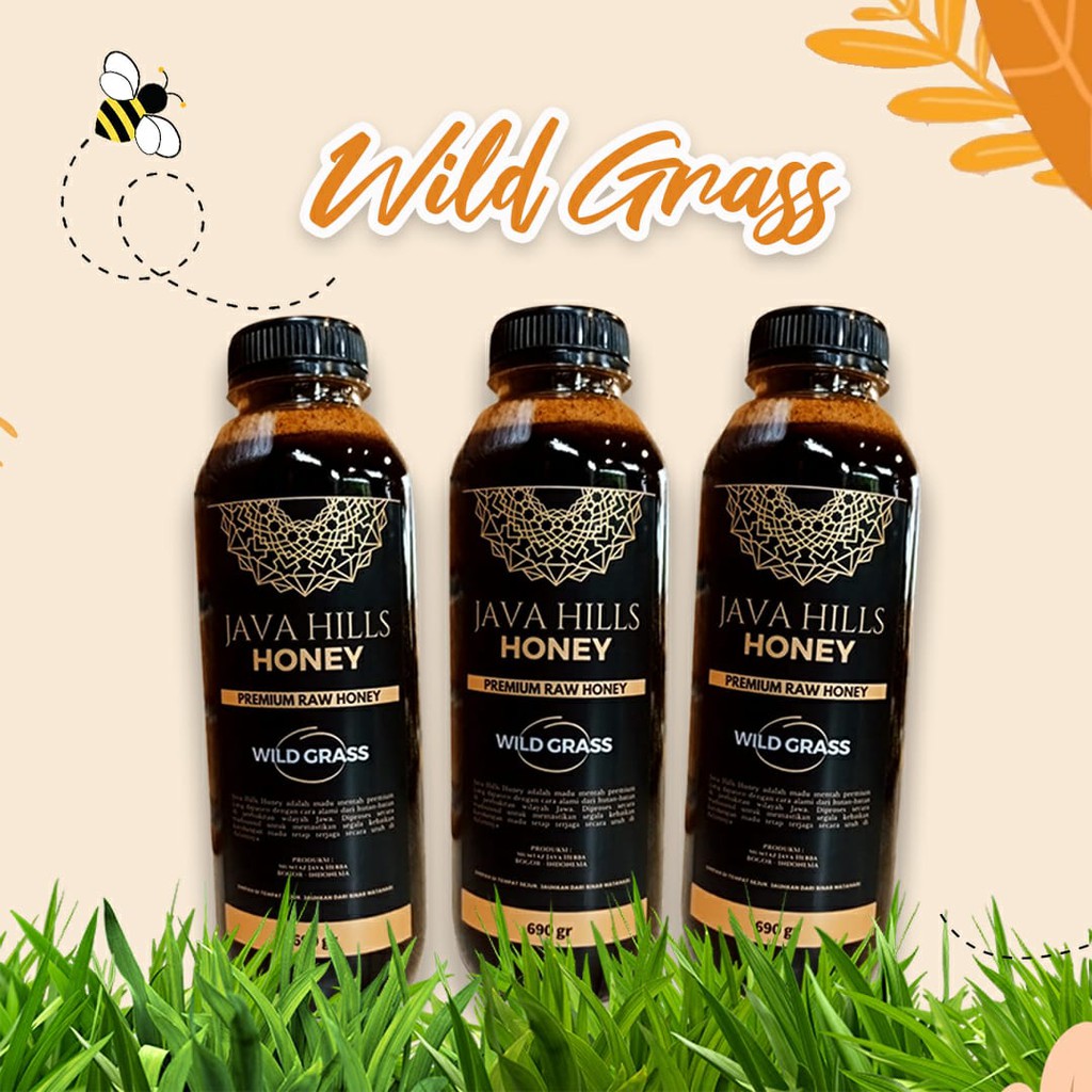 

Java Hills Honey - Wild Grass 350gram 350 gram