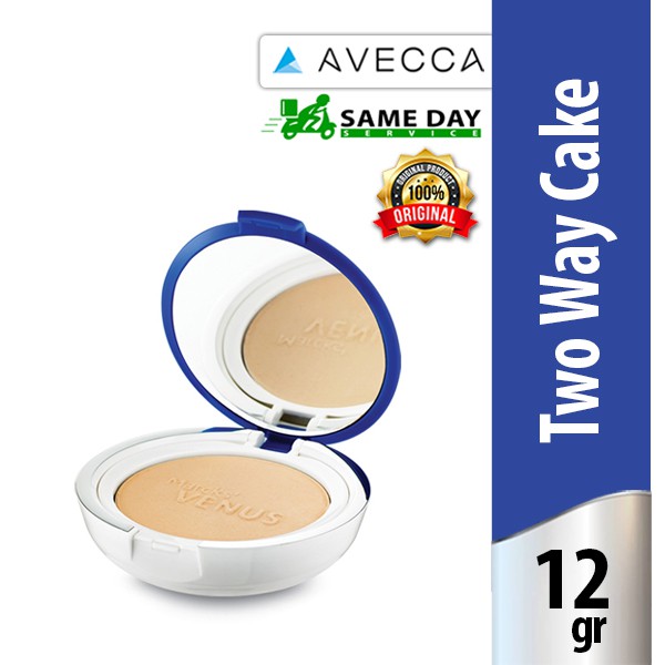 Marcks’ Venus Two Way Cake 02 Natural 12 G / Bedak Padat / Face Powder