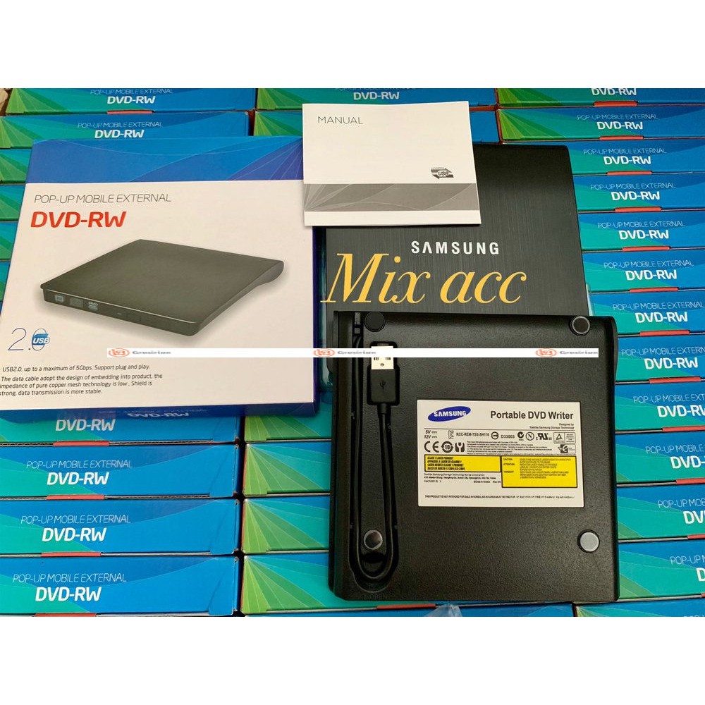 Portable DVD Writer DVD RW External Samsung DVD RW optical drive