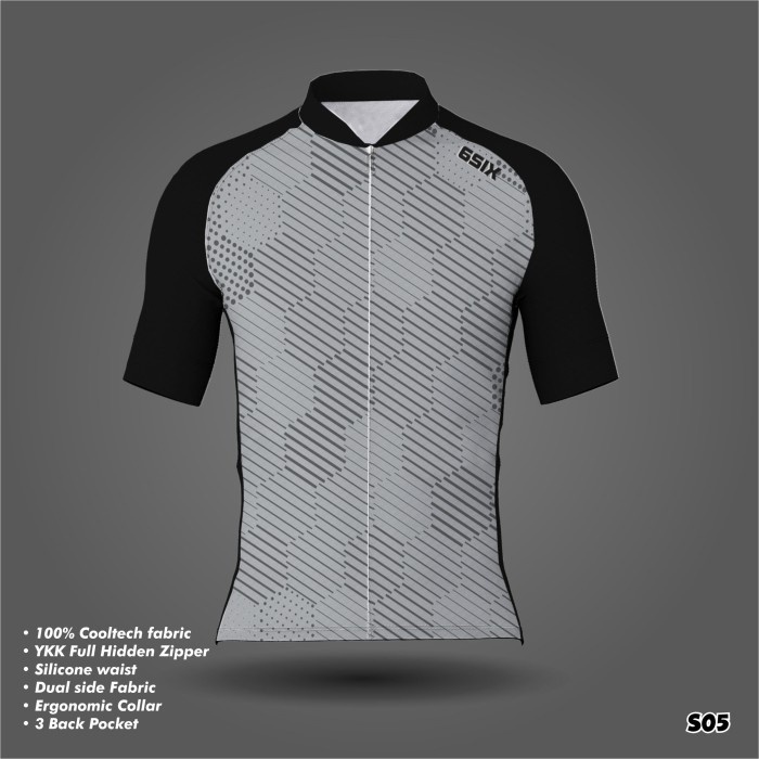 Jersey Sepeda Singletrek1 RB ZIPP w/ Silicone bahan Cooltech JDCO S05