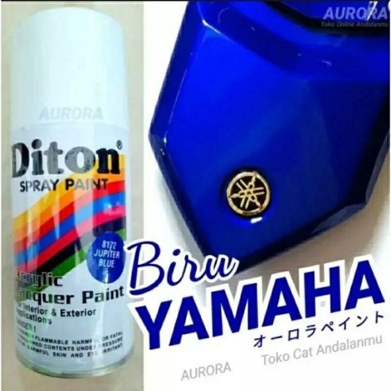 Pilok Pylox Cat Semprot Diton 8172 Jupiter Blue Vixion Biru Yamaha Mio Vega 300 CC Tahan Bensin