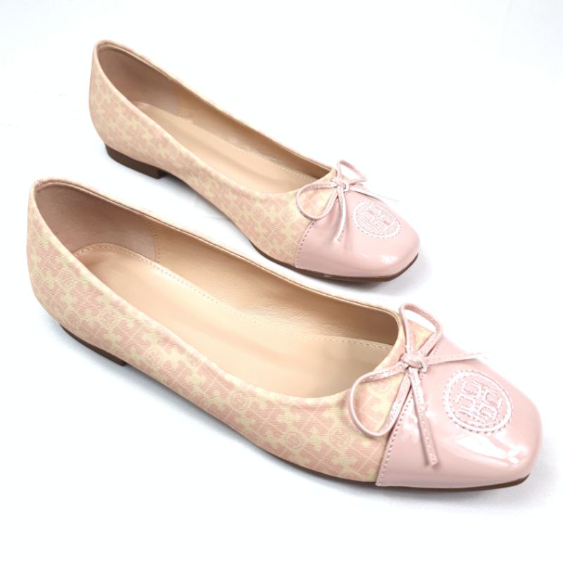 Tory Burch Flat Shoes with Ribbon + paperbag