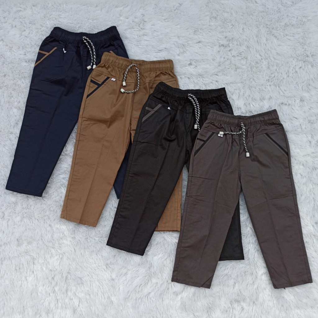 Chino pant kid - celana panjang anak laki- laki perempuan usia 1-6 tahun murah berkualitas.