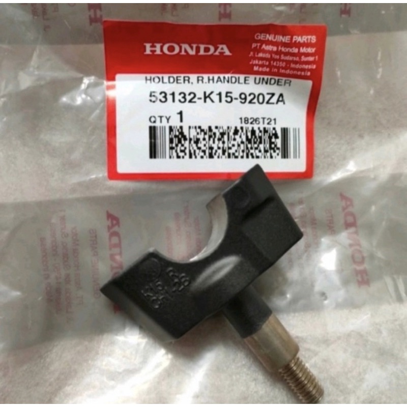 DUDUKAN STANG HOLDER CB 150 LED RAISER ORIGINAL ASLI SEBELAH KIRI