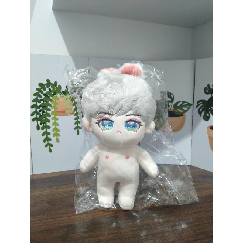 Ready stock doll nct 15cm natoo gray rabbit jaemin doll / doll kpop