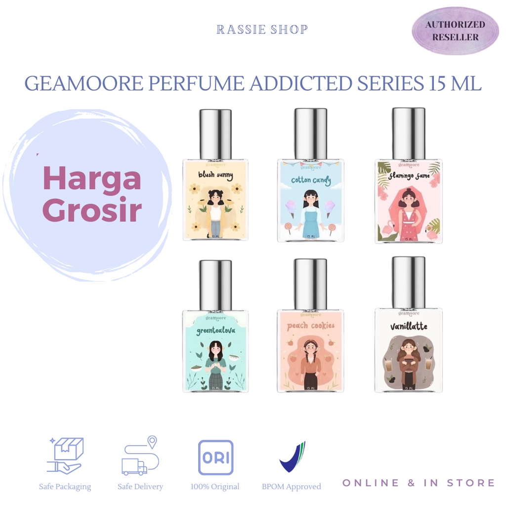 RASSIE - GROSIR - GEAMOORE Parfum Addicted Series 15 ml