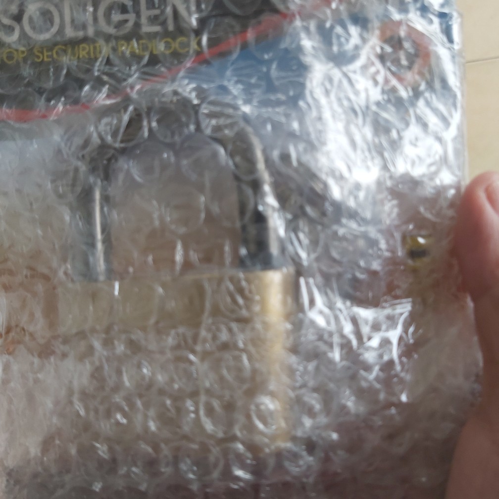 Gembok Soligen Baja Hitam 60 Mm Pendek