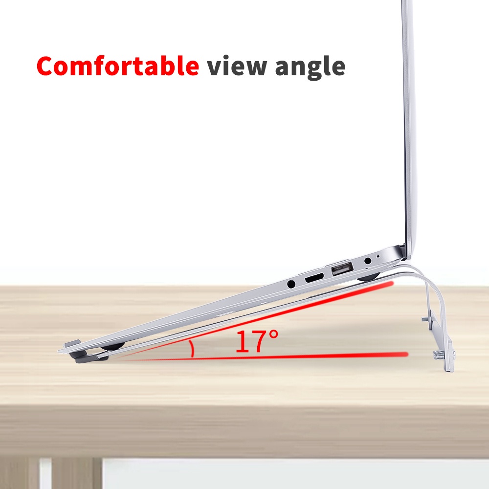 Stand Holder Laptop Universal Bahan Aluminum Alloy Anti slip