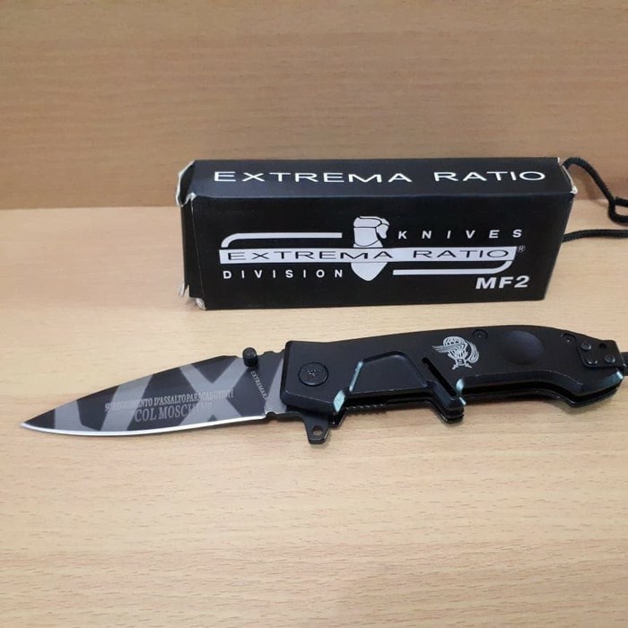 Pisau Lipat Saku Extrema Ratio X02 Loreng Survival Outdoor