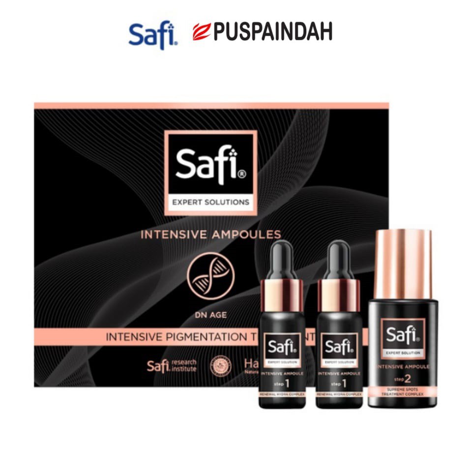 SAFI EXPERT SOLUTIONS INTENSIVE AMPOULE  isi ( 2x14gr dan 1x14gr)